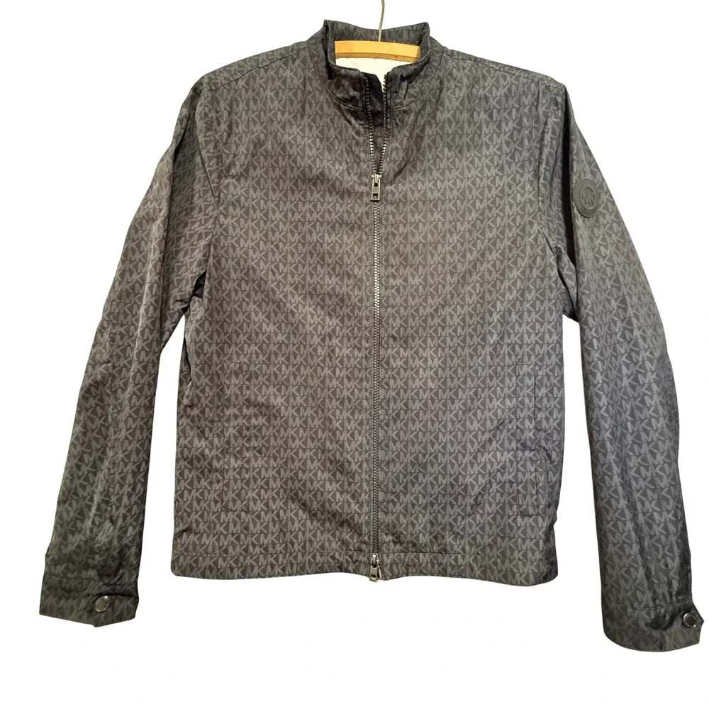 Michael Kors Logo Print Cire Track Jacket Men Size Small‎